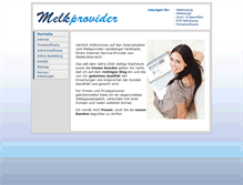 Tablet Screenshot of melkprovider.at